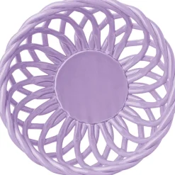 CERAMIC BASKET SICILIA LARGE LILAC