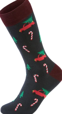 Christmas bamboo sock