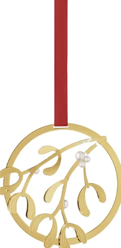CHRISTMAS MOBILE MISTLETOE 18 KT GOLD PLATED