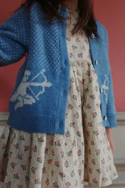 CIANNA LS BOW DRESS GOTS