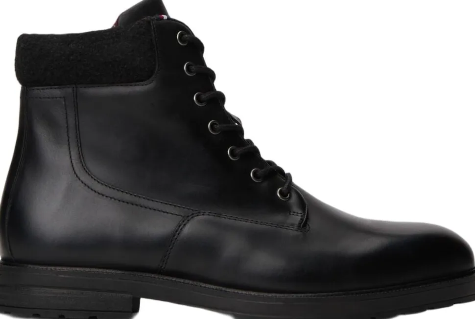 CLEATED HILFIGER W LTH BOOT