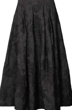 Clipped jacquard full skirt - Bisha