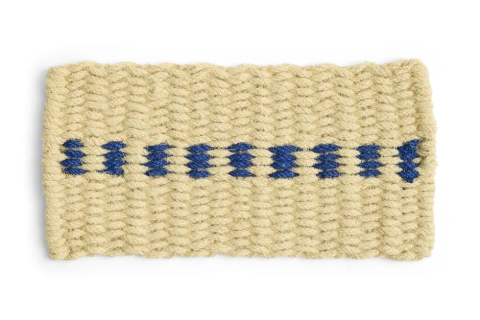 Coco Door Mat-Dot-White and blue