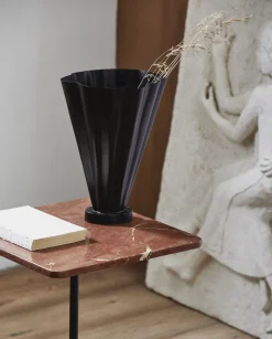 COLL vase, antique finish - brown