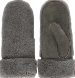 COLON - MITTENS - PALM OF SUEDE AND UPPER OF CURLY SHEARLING