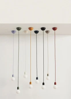 Common Pendant Cord set-Rusty red