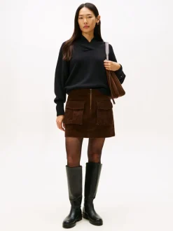CORDUROY MINI SKIRT