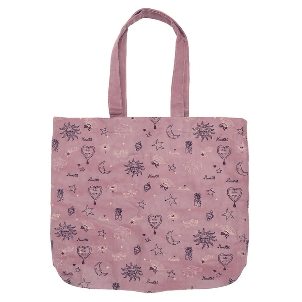 Corduroy Totebag Purple Theatre Magic