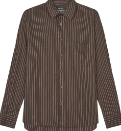 Cotton Flannel Stripe Sune Shirt