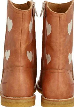 Cowboystøvle med broderede hjerter