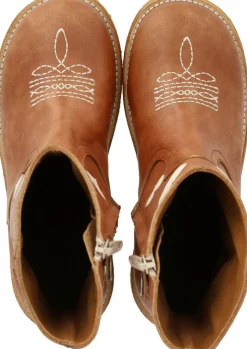 Cowboystøvle med broderede hjerter