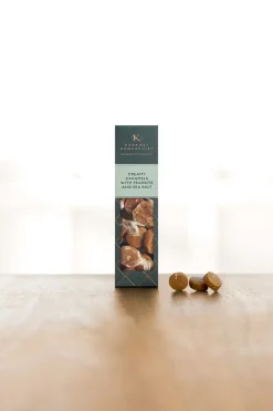 Creamy caramels with peanuts and sea salt Elegance