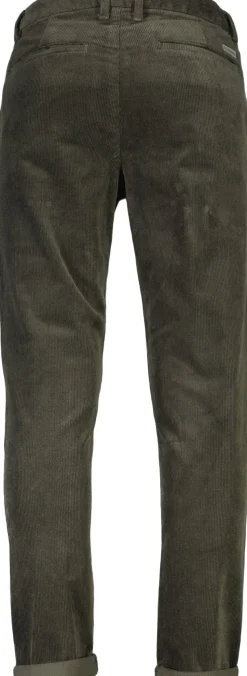Cropped corduroy pants