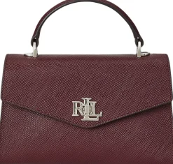 Crosshatch Leather Small Farrah Satchel