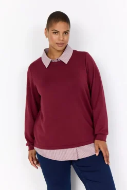 Curvy WA-SABINA 63 Sweatshirt Bordeaux