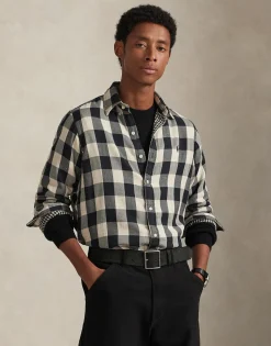 Custom Fit Plaid Double-Faced Shirt