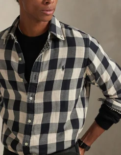 Custom Fit Plaid Double-Faced Shirt