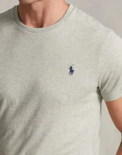 Custom Slim Fit Jersey Crewneck T-Shirt