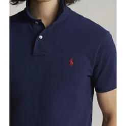 Custom Slim Fit Mesh Polo