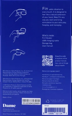 DAME - FIN FINGER VIBRATOR QUARTZ