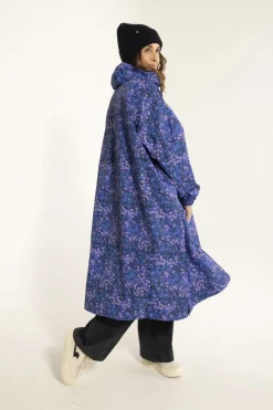 Danedream Drops Rain Poncho Dark Navy BERRYGOOD