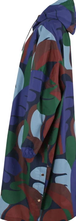 Danedream Drops Rain Poncho Blue Purple TROPS