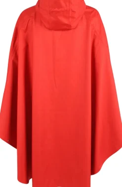 Danerain Poncho Bright Red