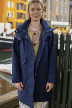 Danewest Wind Rain Parka Dk Navy