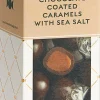 Dark Chocolate coated caramels with sea salt Elegance