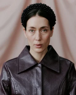 Day Pearly Velvet Hair Band