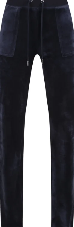 Del Ray Classic Velour Pant Pocket Design
