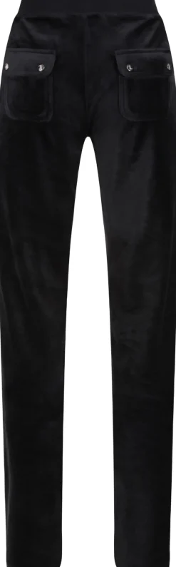 Del Ray Classic Velour Pant Pocket Design