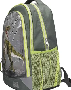 Dino World Skolerygsæk Reflector
