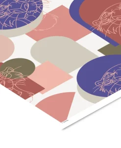 Disney Ð The Jungle Book Pink Shere Khan Outline