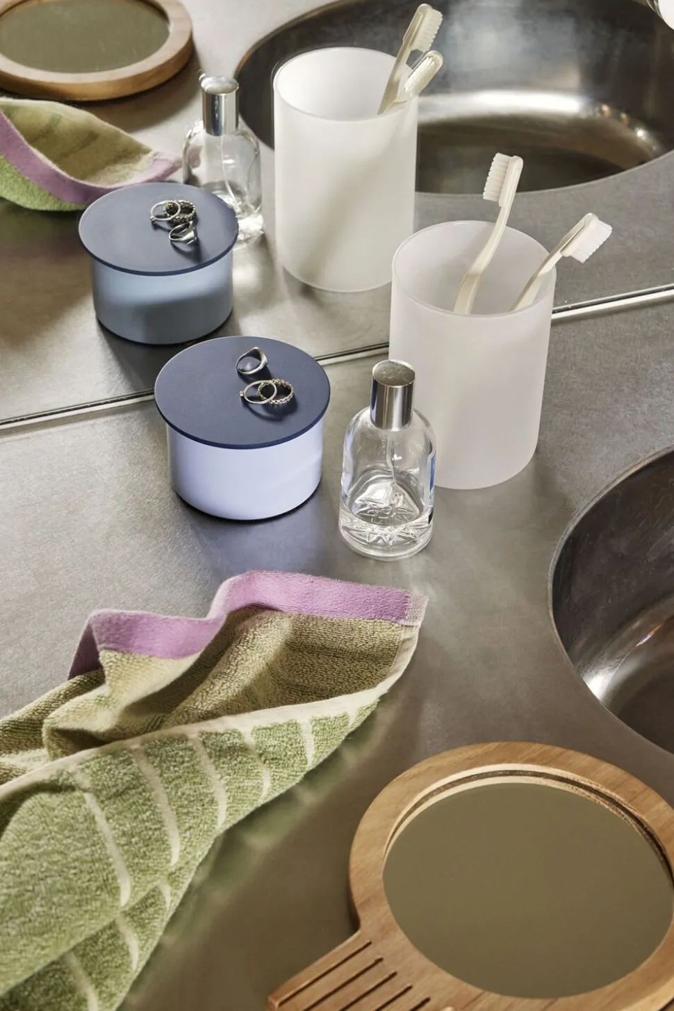 District Opbevaringskasse Small Blå/Mørkeblå