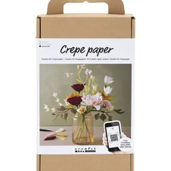 DIY Kit Crepepapir, Buket, Stræk/crepe: 180%
