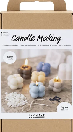 DIY Kit Lysstøbning, Bubble soyalys