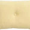 Dot Cushion-Linen-Soft yellow