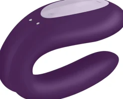 Double Joy Violet App-styret Parvibrator