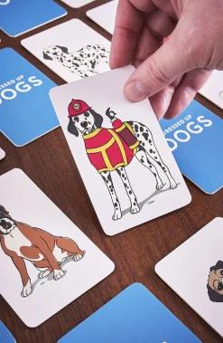 Dress up dogs memory game