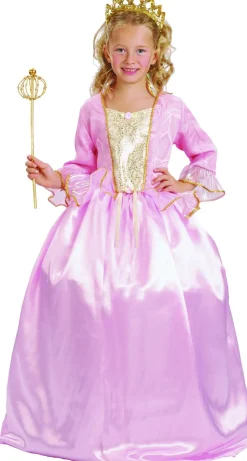 Dronning Superflot kjole Inkl diadem/krone