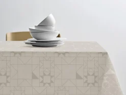 Dug 140x320 Star Damask Beige