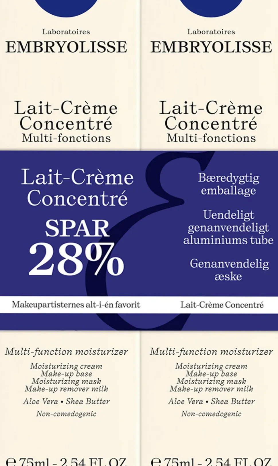 Duo pack Lait Creme Concentre