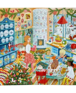 eeBoo - Puslespil 1000 brk - Swedish Holiday Kitchen