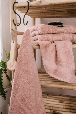 Egyptisk håndklæde misty rose