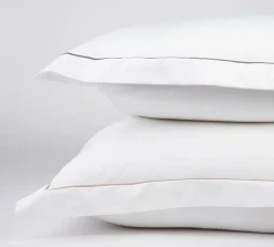 Egyptisk sengesæt med broderet stikning