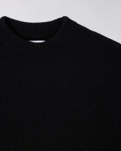 ELLIS SWEATER-BLACK/BALTIC