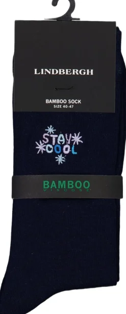 Embroidery bamboo sock