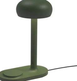 Emendo lampe med Qi trådløs oplader Emerald