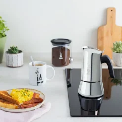Espressokande Venus, 10 kop Stål Bialetti